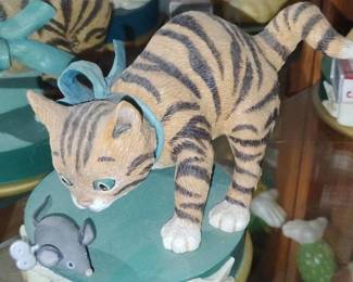 Enesco Precious Moments Figurines  Clown and ScaredyCat second image