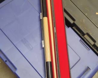 Vintage TwoPiece Billiard Pool Cue with Case