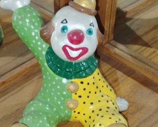 Vintage Ceramic Clown Figurine