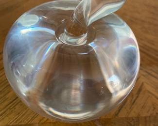 Tiffany & Co crystal apple
