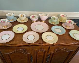 Clare bone china made in England set