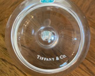 Tiffany & Co crystal apple