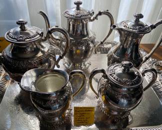 Silver plate Tea & Coffee set