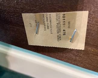 Thomasville Collectors Cherry Queen 4-poster bedframe