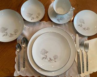 Lovely Noritake Rosay & Oneidacraft