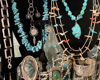 Native American and other sterling