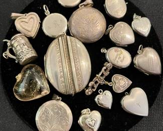 sterling lockets