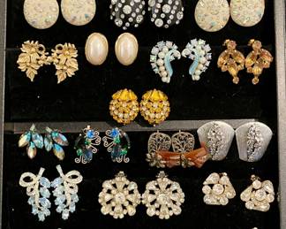 signed vintage earrings