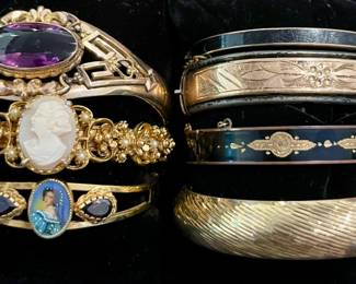 vintage g,f. bracelets