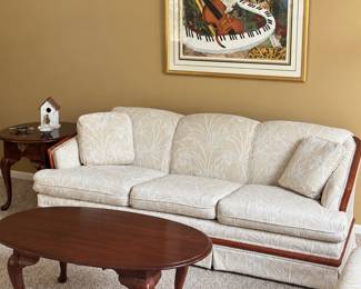 3 piece a vintage traditional Broyhill sofa, loveseat, chair