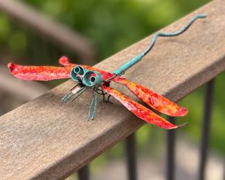 Dragon Fly metal art sculpture