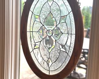 Pretty lead glass panel