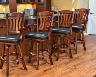 American heritage bar height swivel stools