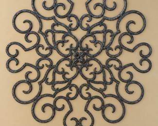 Large metal wall decor