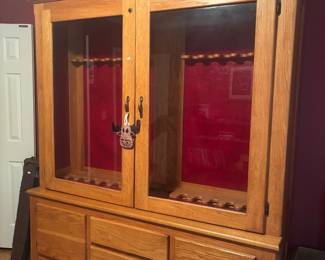 Gorgeous Custom Made Gun Cabinet