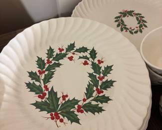 Vintage Christmas Dishes