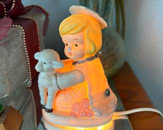 Vintage Angel Lamp