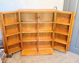Oak Media Cabinet