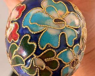 Cloisonne Bud Vase