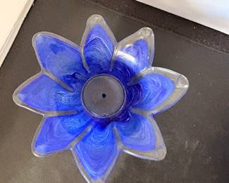 Glass Candle Holder