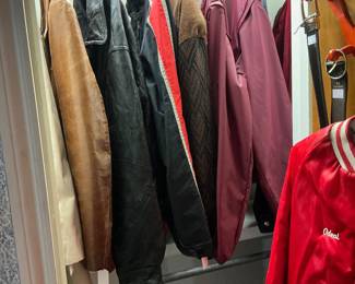 Nice old vintage jackets, leather suede