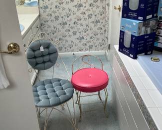Cutest little vanity chairs