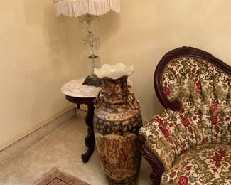 Asian floor vase