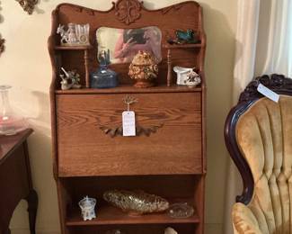 Oak Secretary desk.