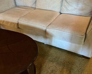 The couch and a loveseat decent condition sell both pieces for 200