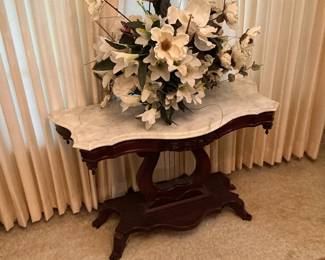 Kimball marble top table