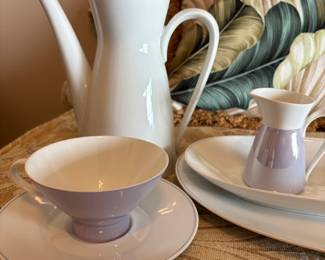 Rosenthal lilac mother of pearl dinnerware