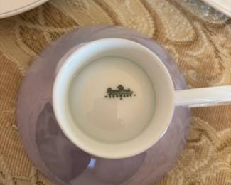 Rosenthal lilac mother of pearl dinnerware