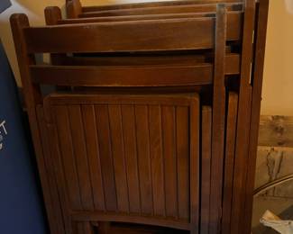 Slate folding chairs