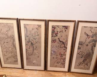 4 pc set of vtg prints