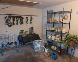 Garden decor and Extension cords