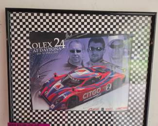 Signed Dale Earnhardt Jr., Tony Stewart, and Andy Wallace photo