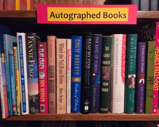 Autographed books Grisham, Albright, Paulson, Friedman, Roberts