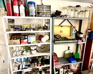 Assortment of garage goodies.