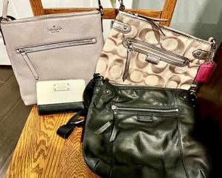 Designer purses - Coach, Kate Spade, Michael Kors and more.