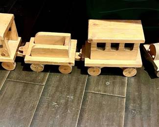 CHOO CHOO!!! Wonderfull wooden trains.