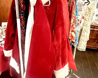Must have Christmas clothing including two santa suits!