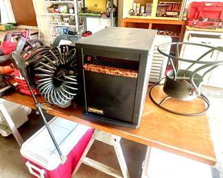 Outdoor fryer, portable heaters, air compressor, power washer and more.