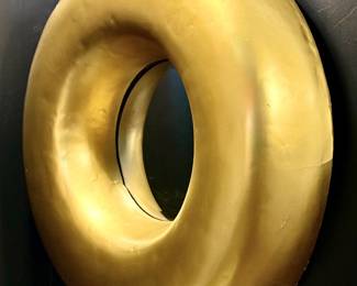 #6A #6B- $80 each - 2 round gold mirrors 24"D