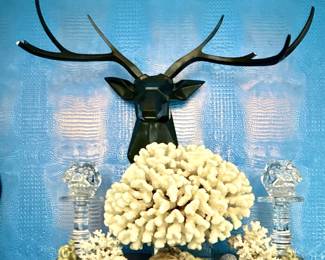#42 - $ - Large piece of Coral 15x12Wx12T with stand