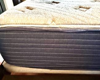 #8 - $475 - Queen metal four poster bed with or without gently used mattress