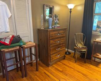 Solid wood dresser