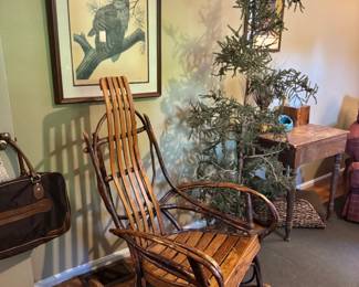 Very cool Amish Bentwood Hickory rocker, GORGEOUS! COMFORTABLE!