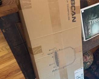 Fitness mini trampoline new in box. Great for winter exercise!