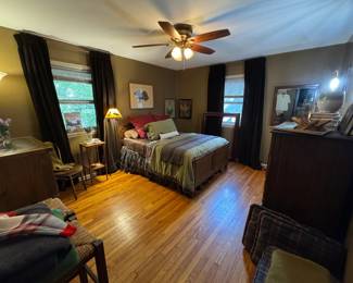 Primary bedroom, there are 2 full size beds here. 