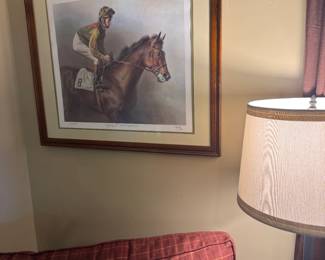 "Nijinski II" Lester Piggott Up! by Fred Stone (signed and numbered #67/950) with Certificate of Registration and Authenticity